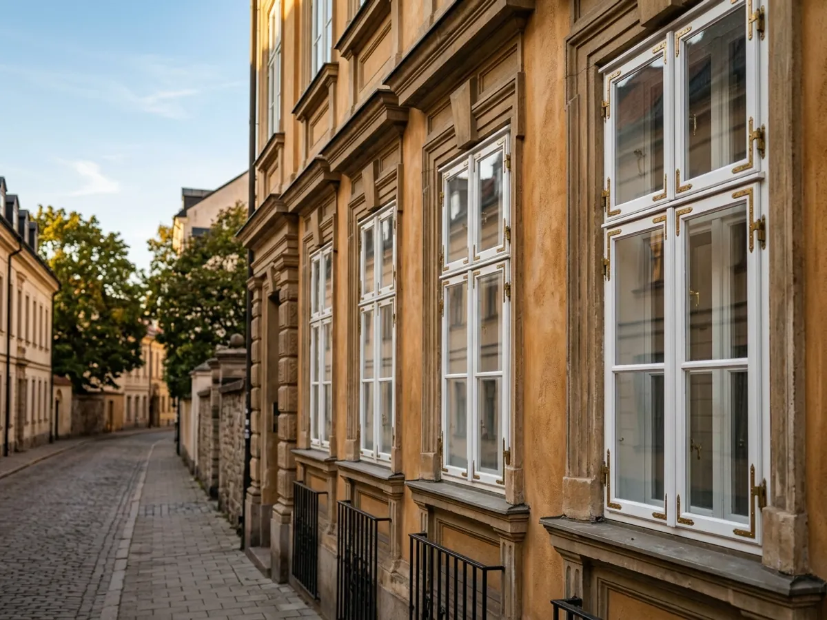 Renovace oken uličního průčelí činžovního domu (ilustrační foto) - po renovaci